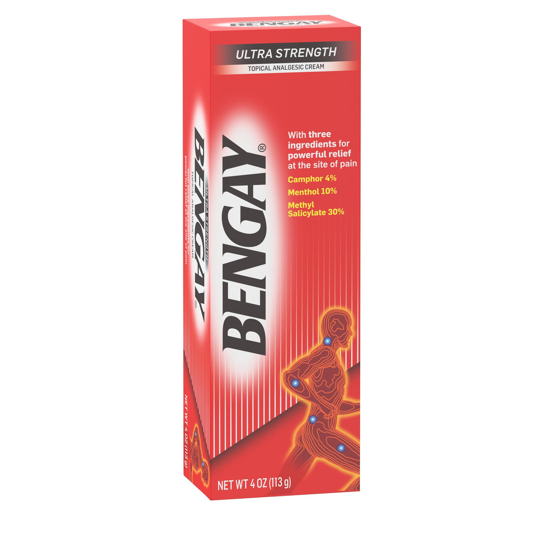 Bengay Ultra Strength Cream-4 oz.-6/Box-6/Case