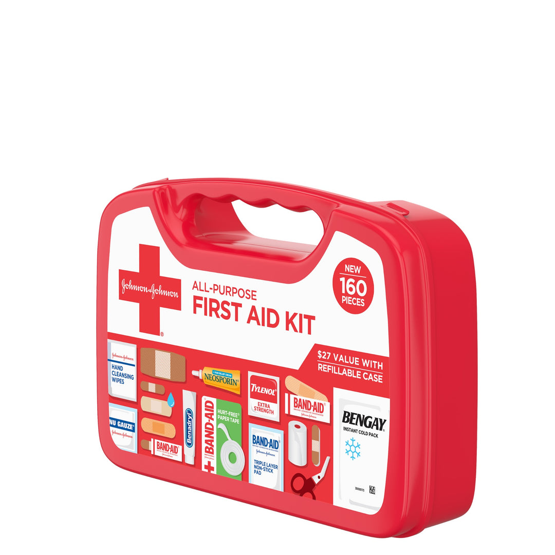 Johnson & Johnson First Aid Kit 160 Cnt All Purpose 6/1 Cnt.