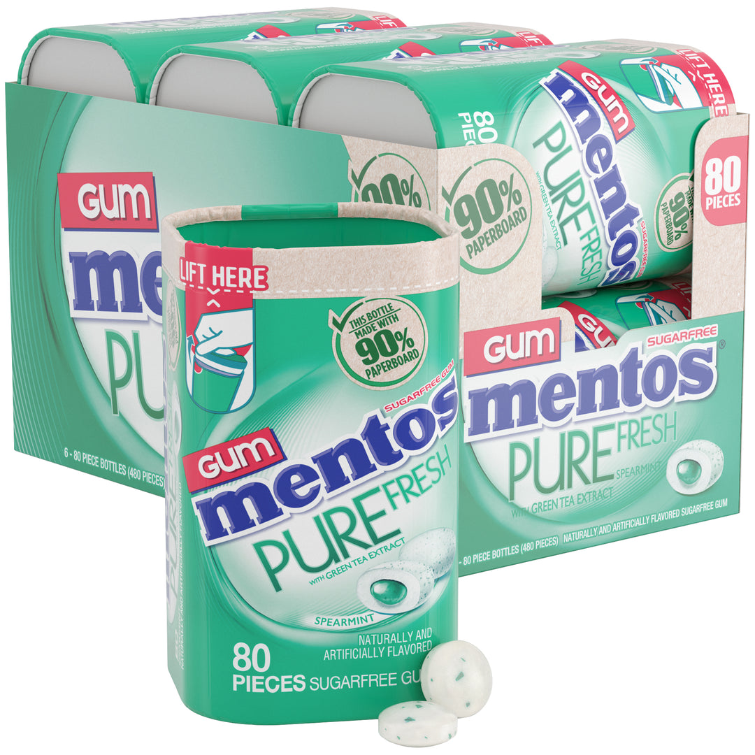 Mentos Gum 80 Count-5.644 oz.-6/Box-6/Case