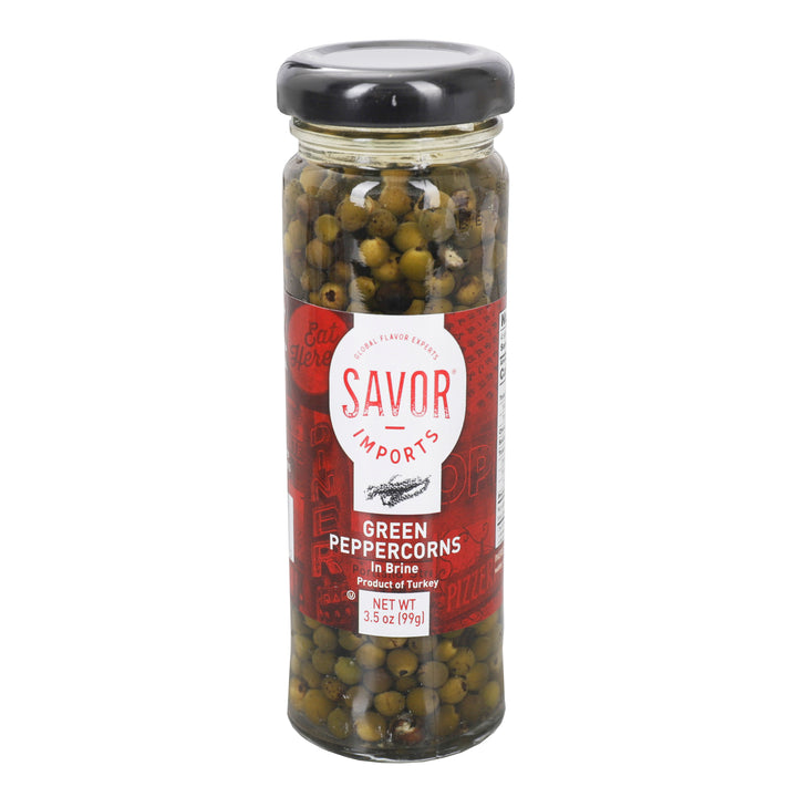 Savor Imports Green Peppercorn-3.5 oz.-12/Case