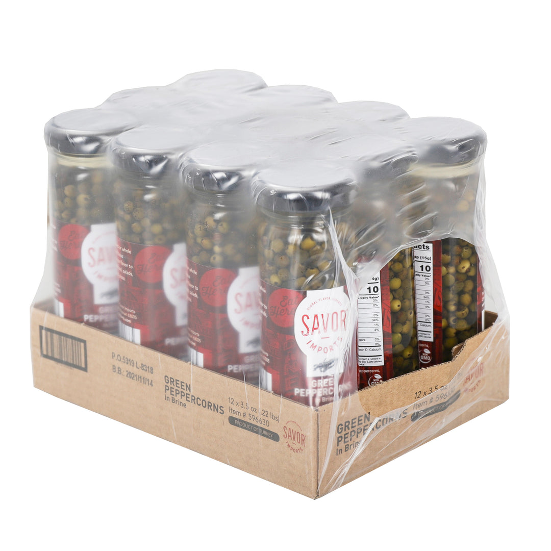 Savor Imports Green Peppercorn-3.5 oz.-12/Case