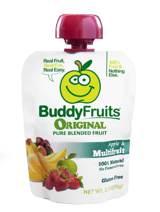 Buddy Fruits Pure Blended Multi-Fruit Snack-3.2 oz.-18/Case