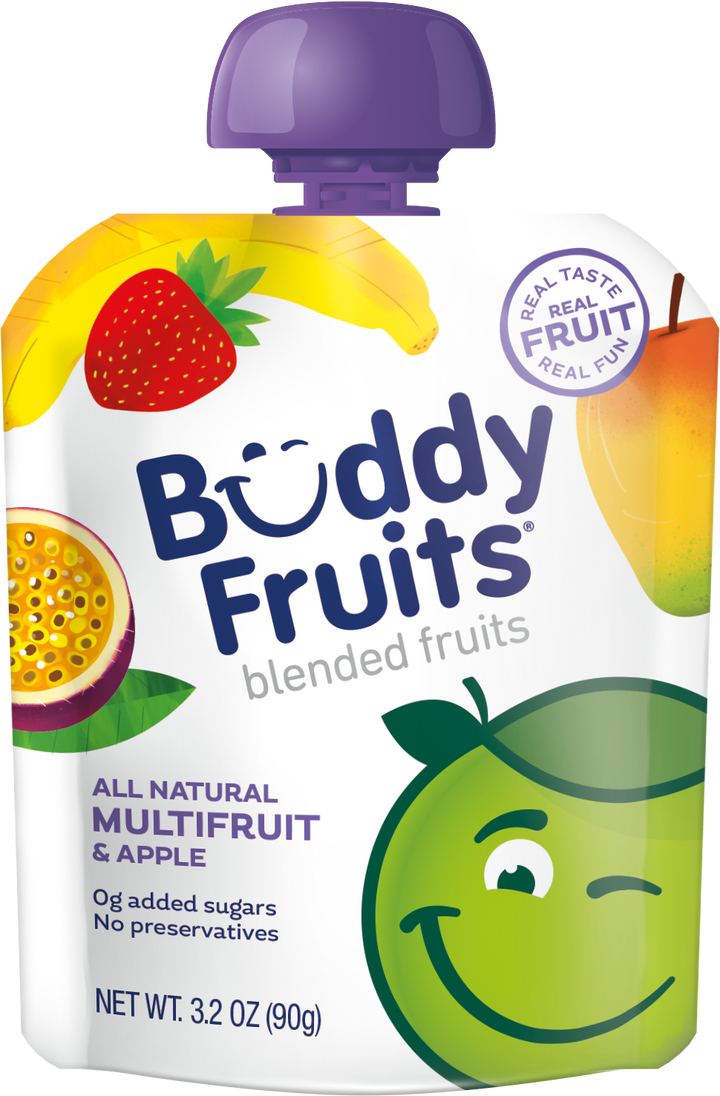 Buddy Fruits Pure Blended Multi-Fruit Snack-3.2 oz.-18/Case