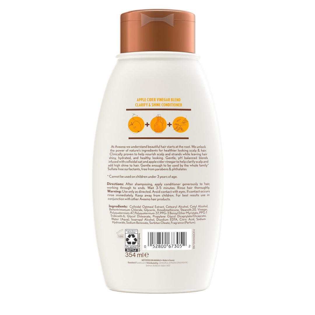 Aveeno Apple Cider Vinegar Blend Conditioner 4/354 Ml.