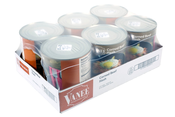 Vanee Corned Beef Hash-108 oz.-6/Case
