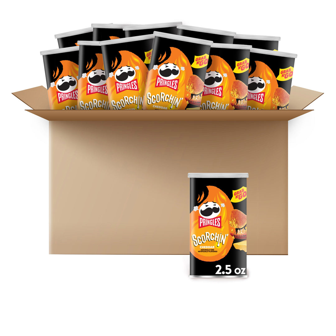Pringles Inferno Cheese Potato Crisp-2.5 oz.-12/Case