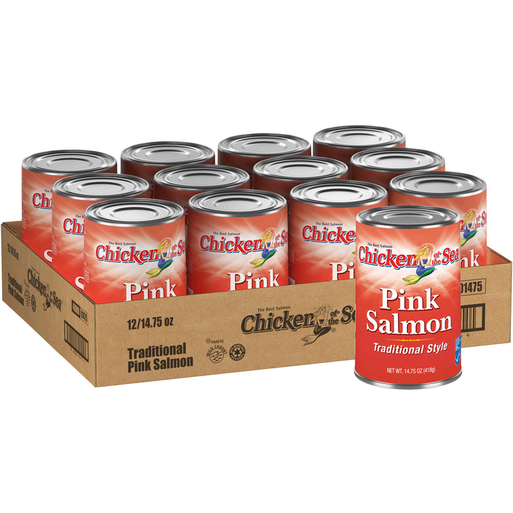 Chicken Of The Sea Salmon Traditional Pink-14.75 oz.-12/Case