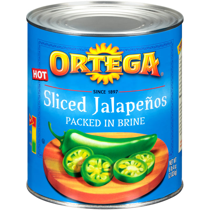 Ortega Sliced Jalapenos-96 oz.-6/Case