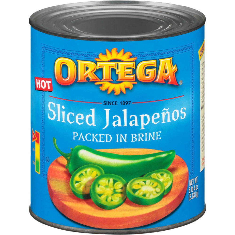 Ortega Sliced Jalapenos-96 oz.-6/Case