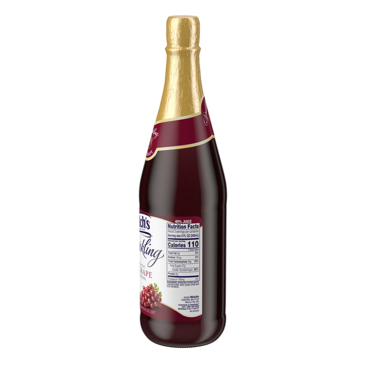Welch's Sparkling Red Grape Juice-25.4 fl oz.-12/Case