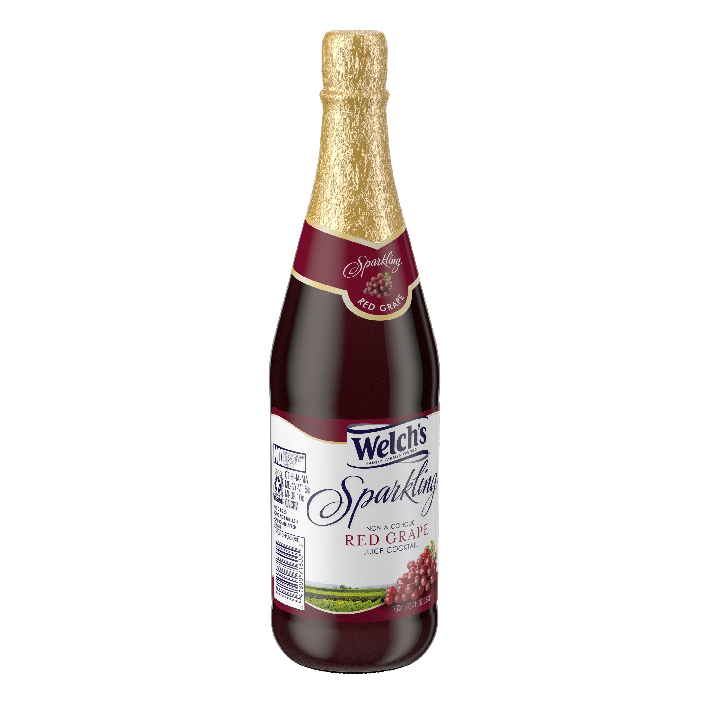Welch's Sparkling Red Grape Juice-25.4 fl oz.-12/Case MPN