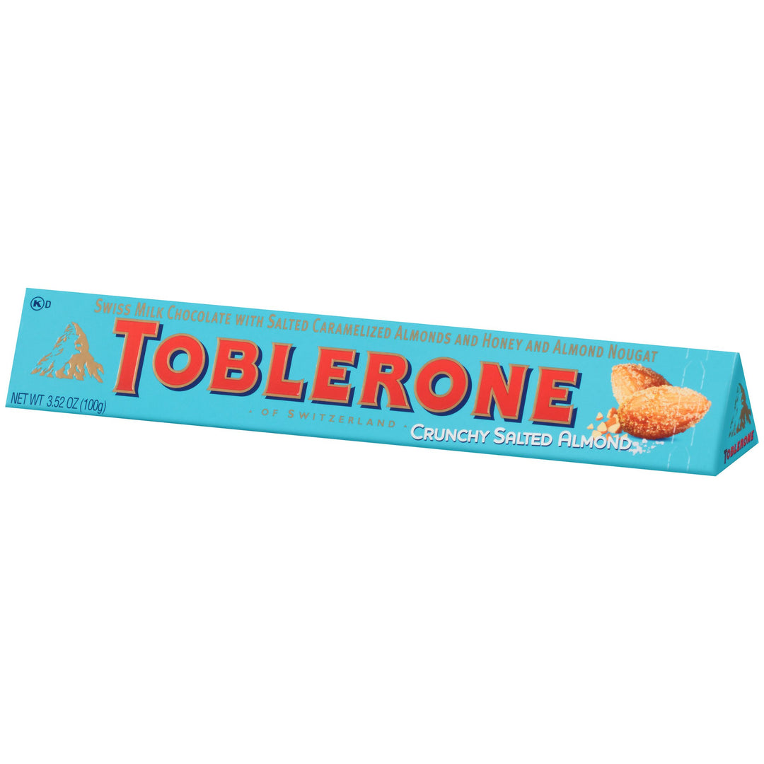 Toblerone Candy Chocolate Bar Almond With Sea Salt-3.52 oz.-20/Box-4/Case