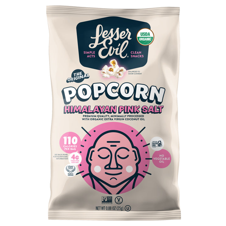 Lesserevil Popcorn Himalayan Pink Salt-0.88 oz.-18/Case
