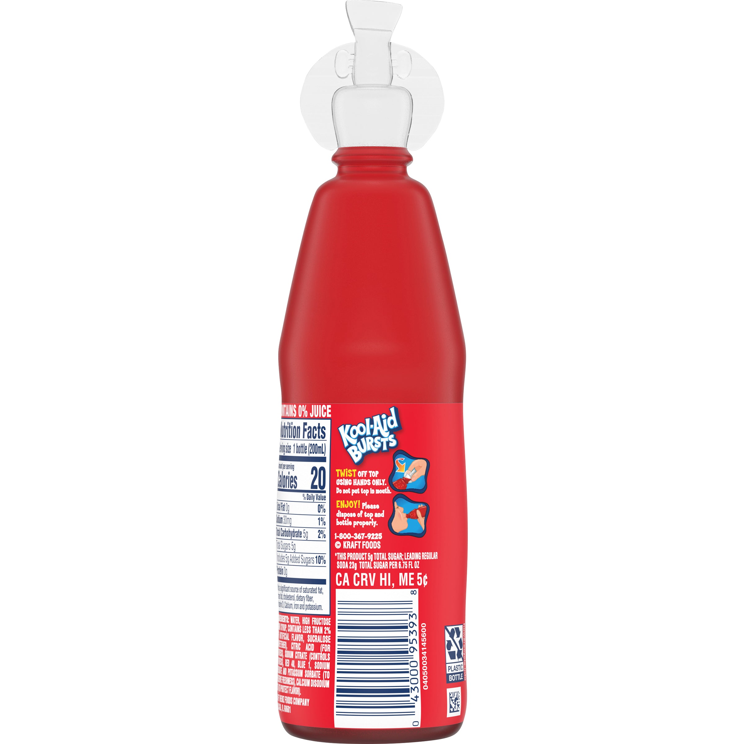 Kool-Aid Burst Cherry Beverage-6.75 fl oz.s-12/Case MPN
