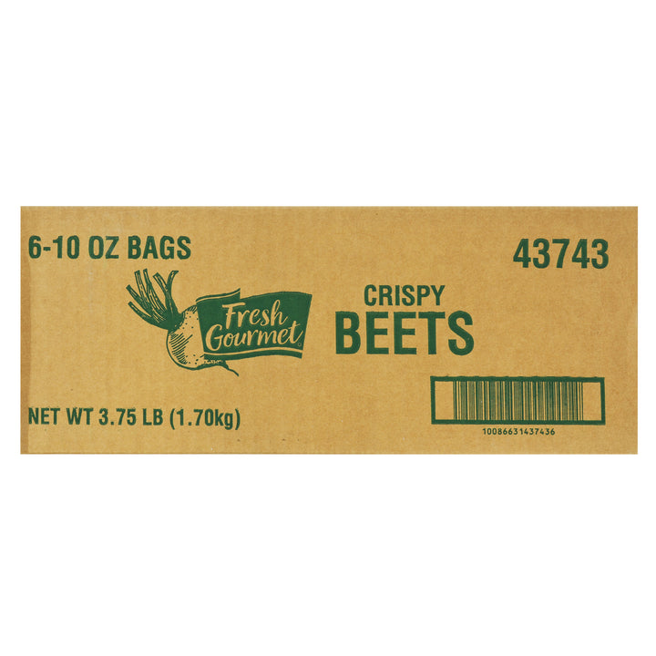 Fresh Gourmet Crispy Beets Salad Topping Bag-10 oz.-6/Case