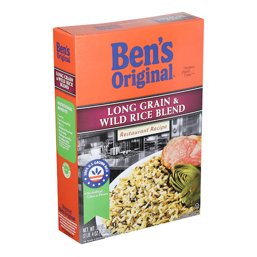 Ben's Original Long Grain And Wild Rice Blend-36 oz.-6/Case