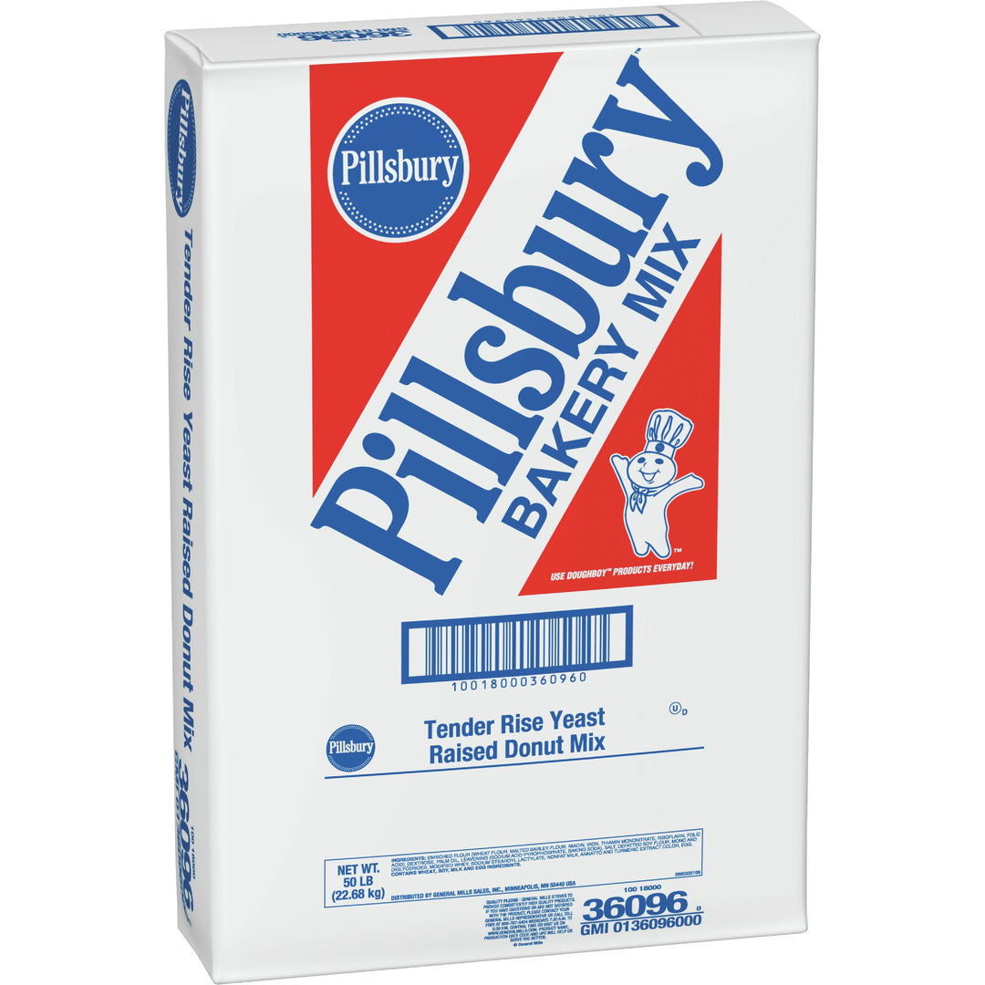 Pillsbury Donut Mix Tender Yeast Raised Donut-50 lb.-1/Case