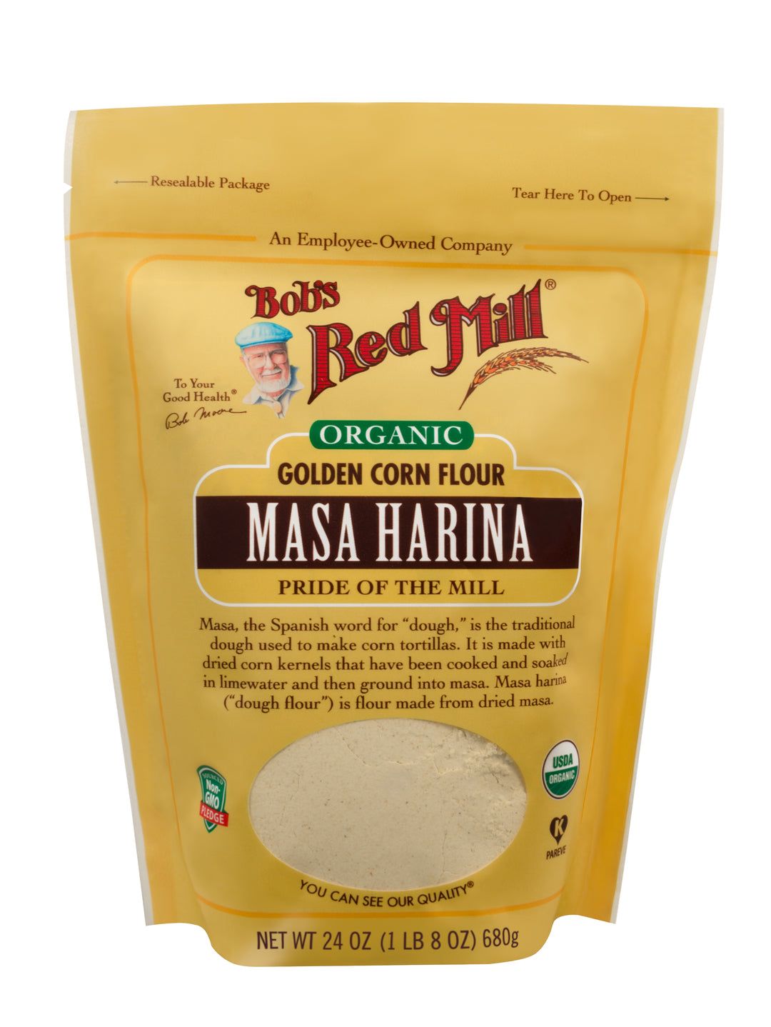 Bob's Red Mill Natural Foods Inc Organic Masa Harina-24 oz.-4/Case