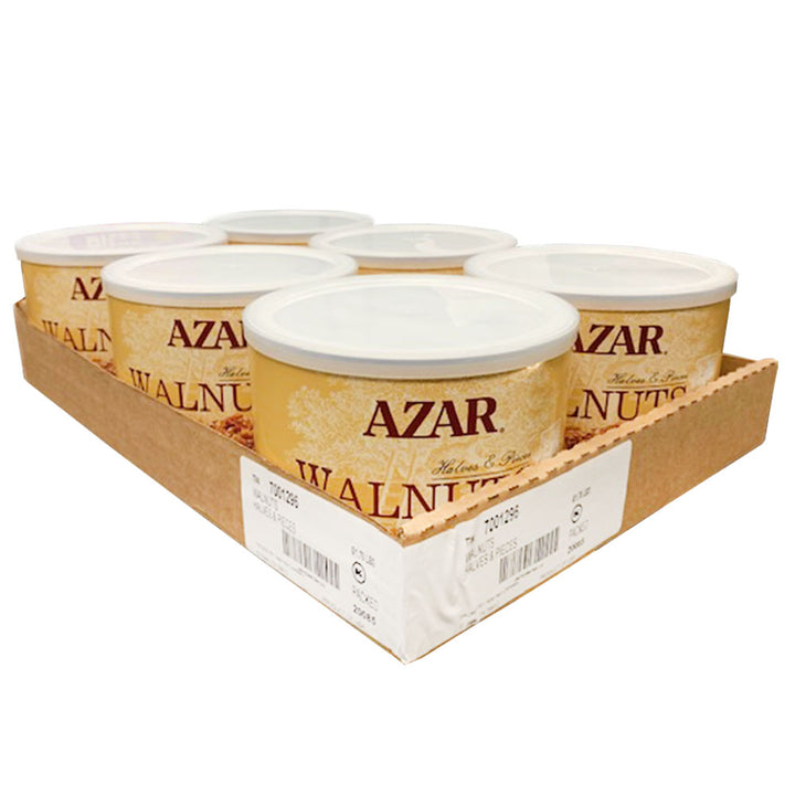 Azar Walnut Halves & Pieces-1.75 lb.-6/Case