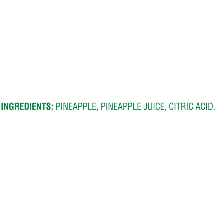 Del Monte Pineapple Tidbits In Juice-20 oz.-12/Case