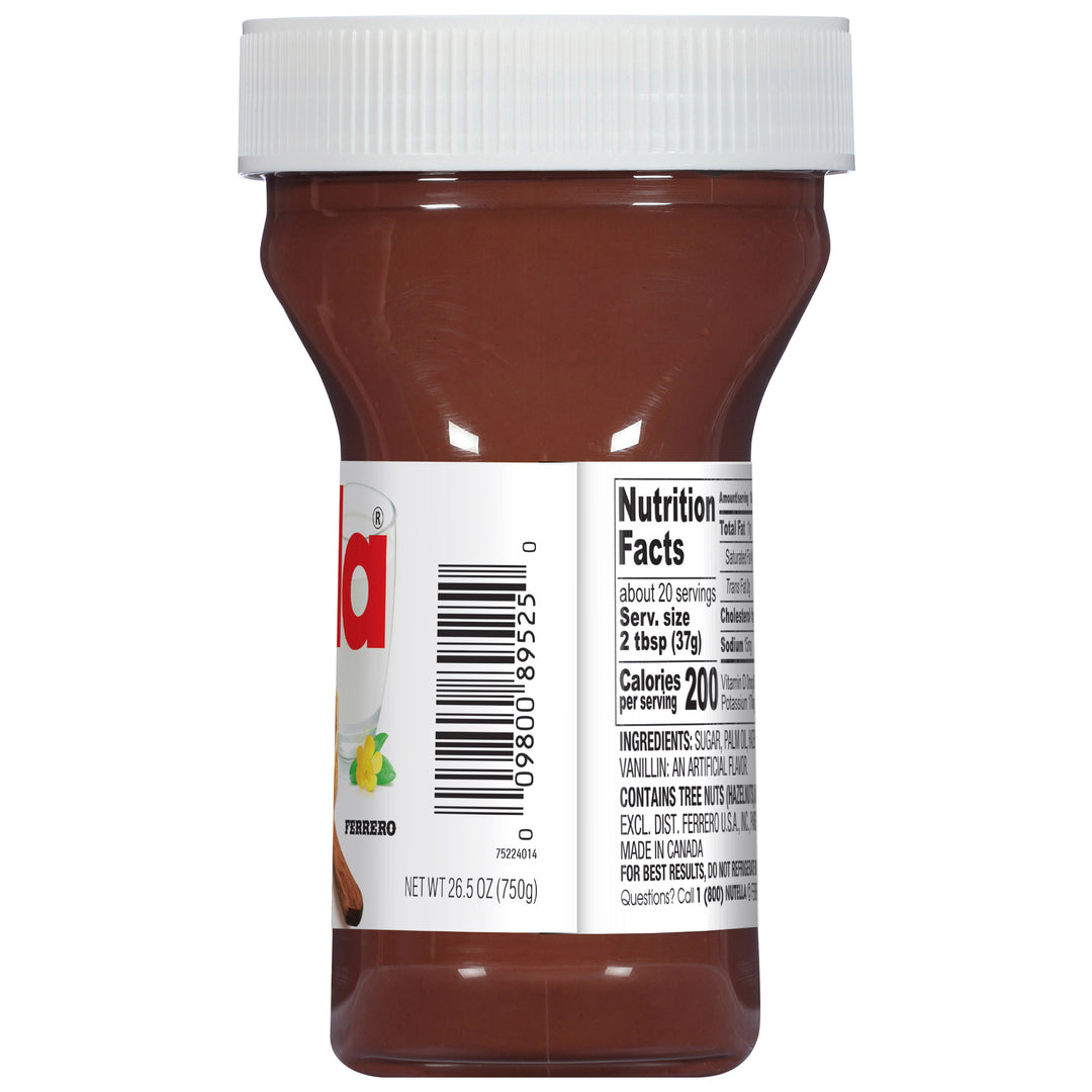 Nutella Hazelnut Spread Jar-26.5 oz.-6/Case