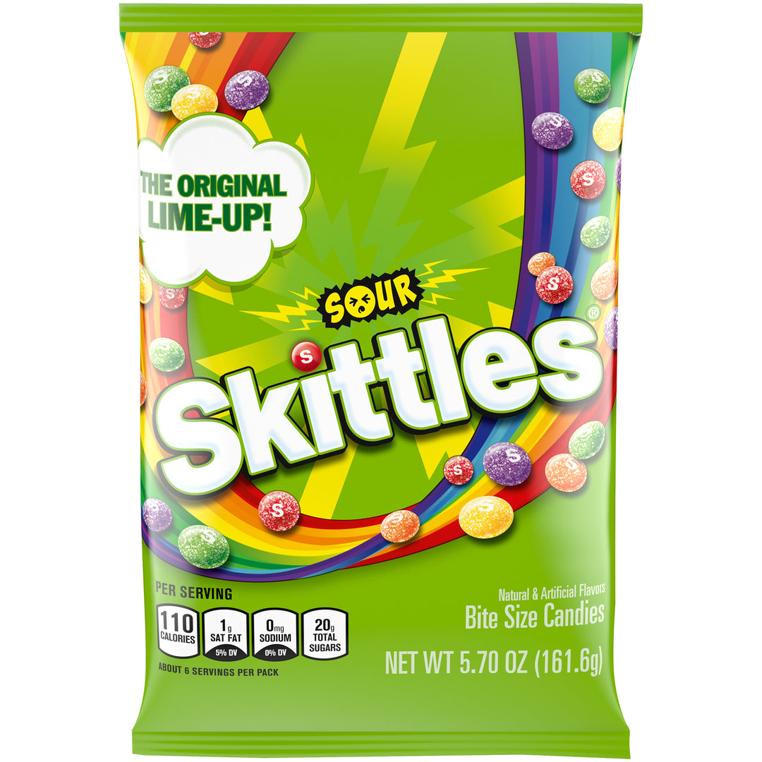 Skittles Sour Candy-5.7 oz.-12/Case
