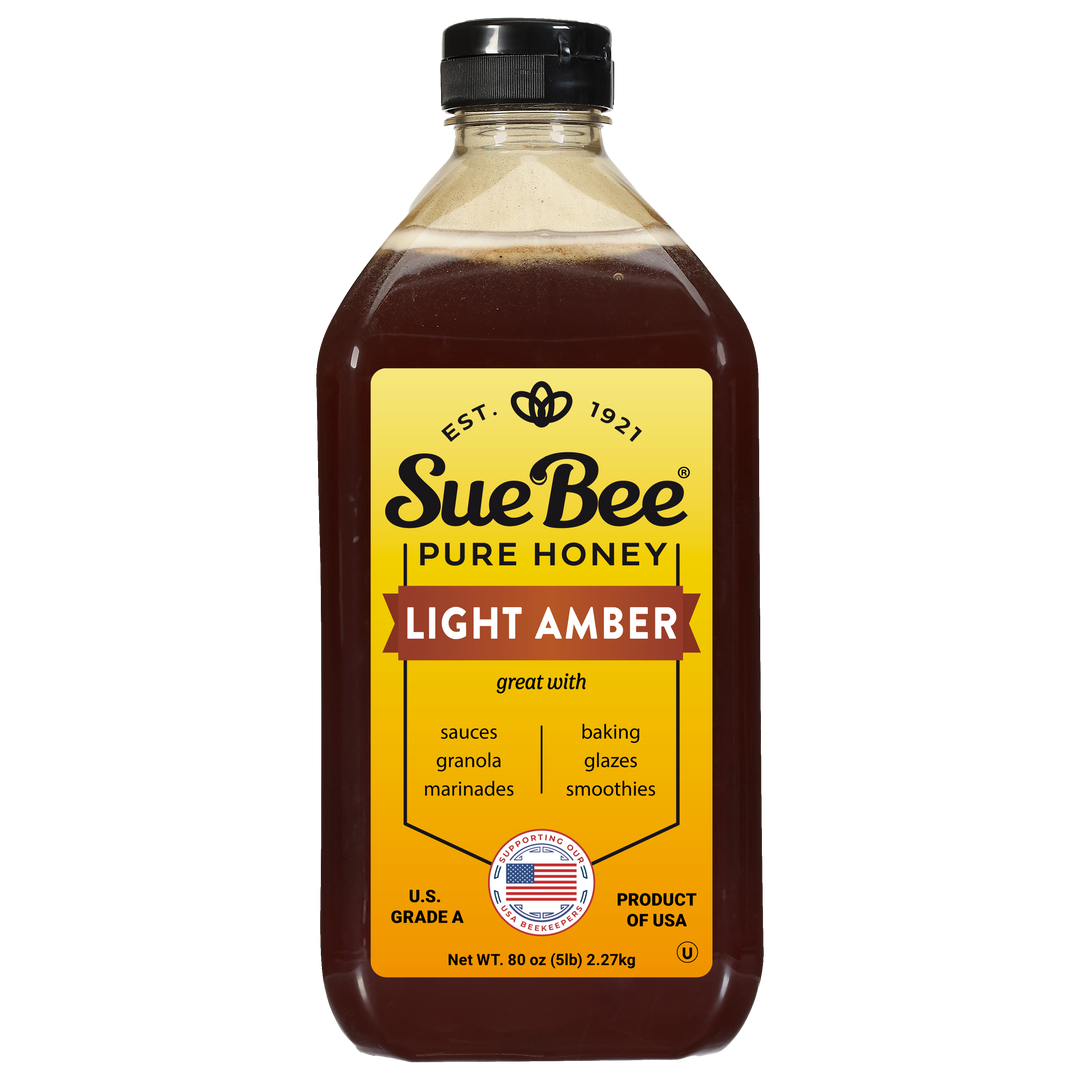 Sue Bee Light Amber Honey Bulk-5 lb.-6/Case