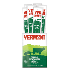 Vermont Smoke And Cure Original Beef & Pork-1 oz.-24/Box-2/Case