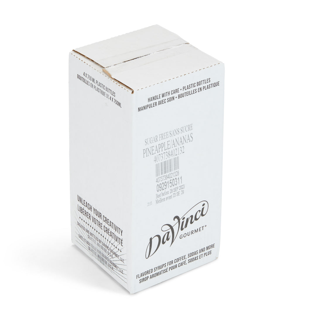 Davinci Gourmet Gourmet Sugar Free Pineapple Syrup-750 Milliliter-4/Case