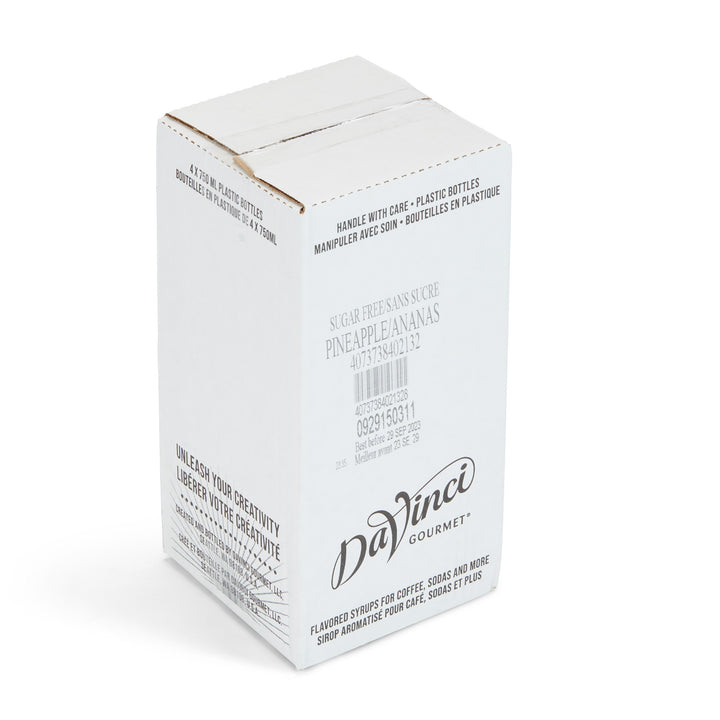 Davinci Gourmet Gourmet Sugar Free Pineapple Syrup-750 Milliliter-4/Case
