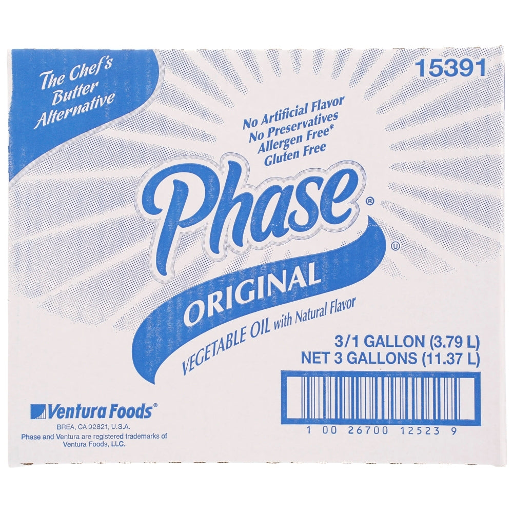 Phase Trans Fat Free Vegan Oil-1 Gallon-3/Case