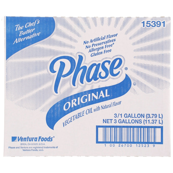 Phase Trans Fat Free Vegan Oil-1 Gallon-3/Case