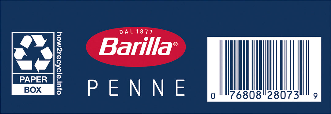 Barilla Penne Rigati-16 oz.-12/Case