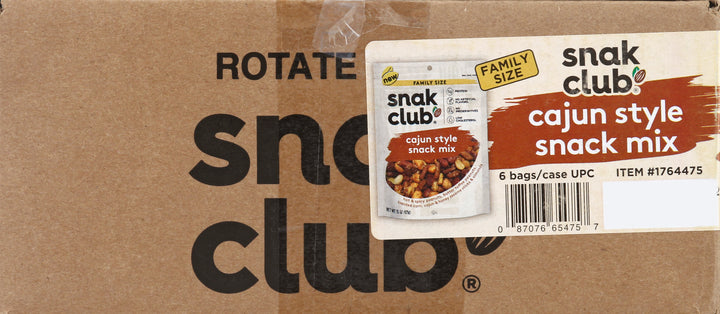 Snak Club Family Size Cajun Style Snack Mix-1 Each-6/Case