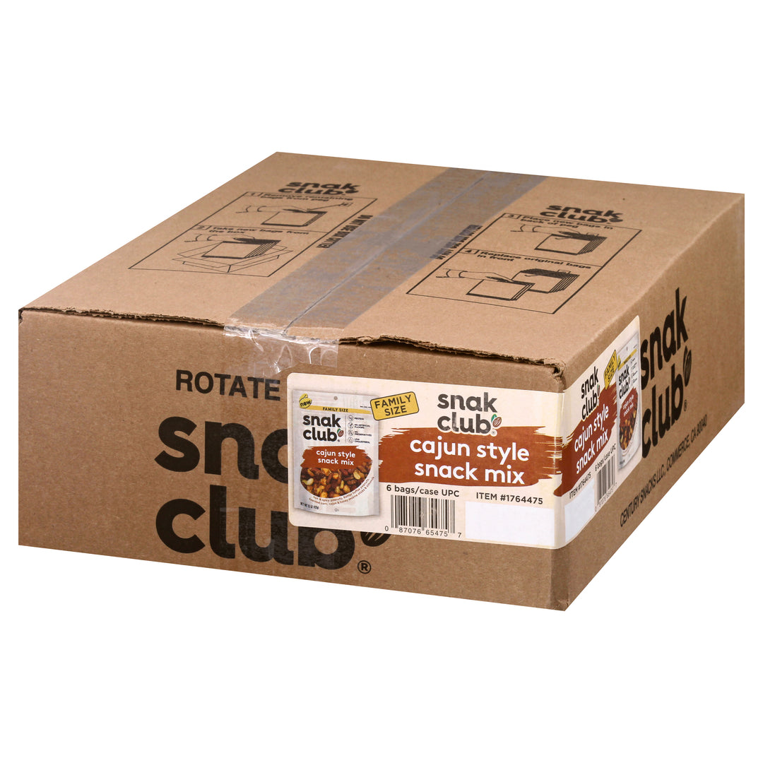 Snak Club Family Size Cajun Style Snack Mix-1 Each-6/Case