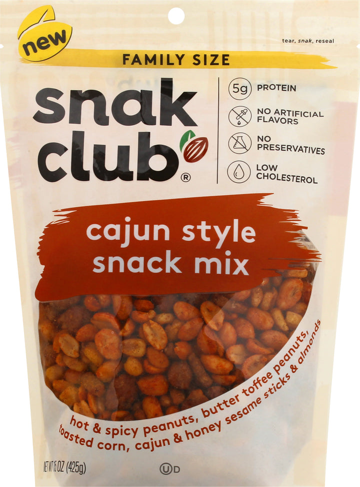 Snak Club Family Size Cajun Style Snack Mix-1 Each-6/Case