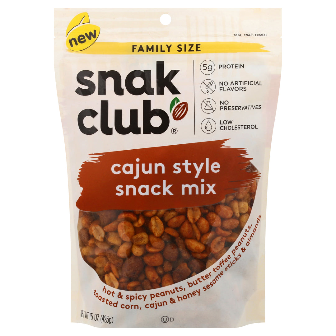 Snak Club Family Size Cajun Style Snack Mix-1 Each-6/Case