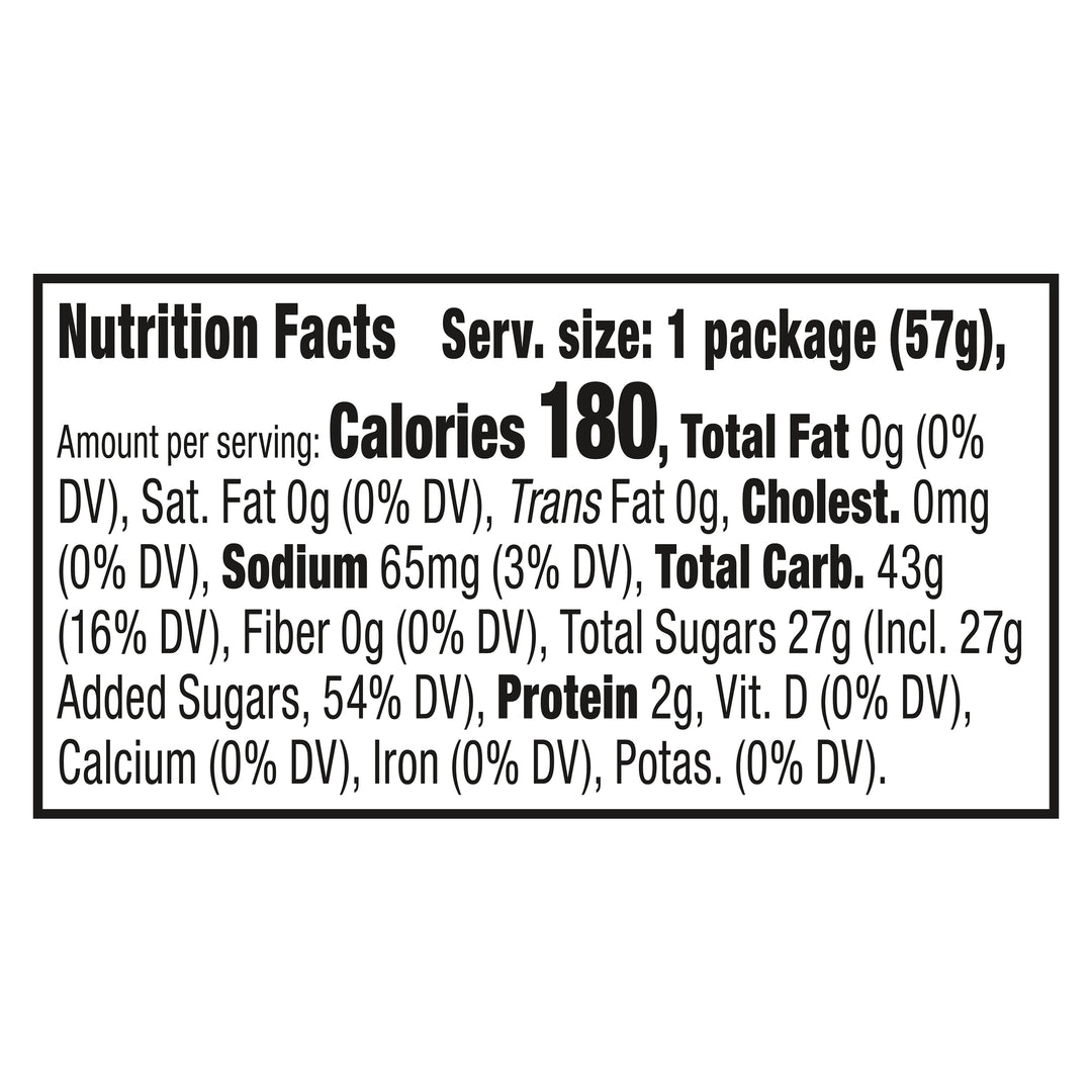 Trolli Minis Sour Brite Crawlers Gummy Candy-2 oz.-18/Box-8/Case