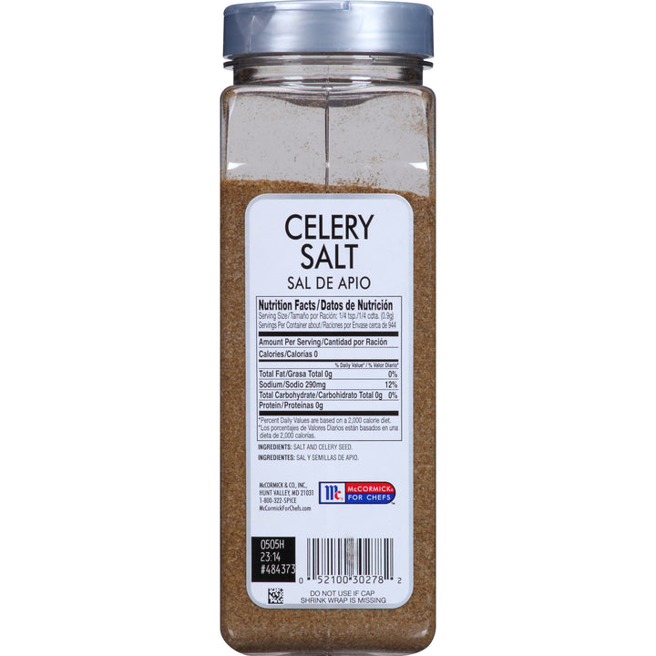 Mccormick Celery Salt-30 oz.-6/Case