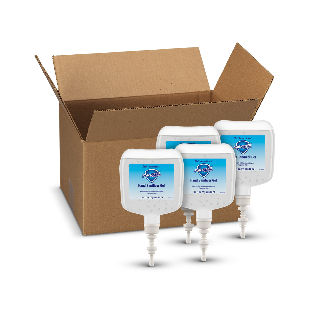 Safeguard Professional Anti-Bacterial Gel Hand Sanitizer Ready-To-Use-40.577 oz.-4/Case