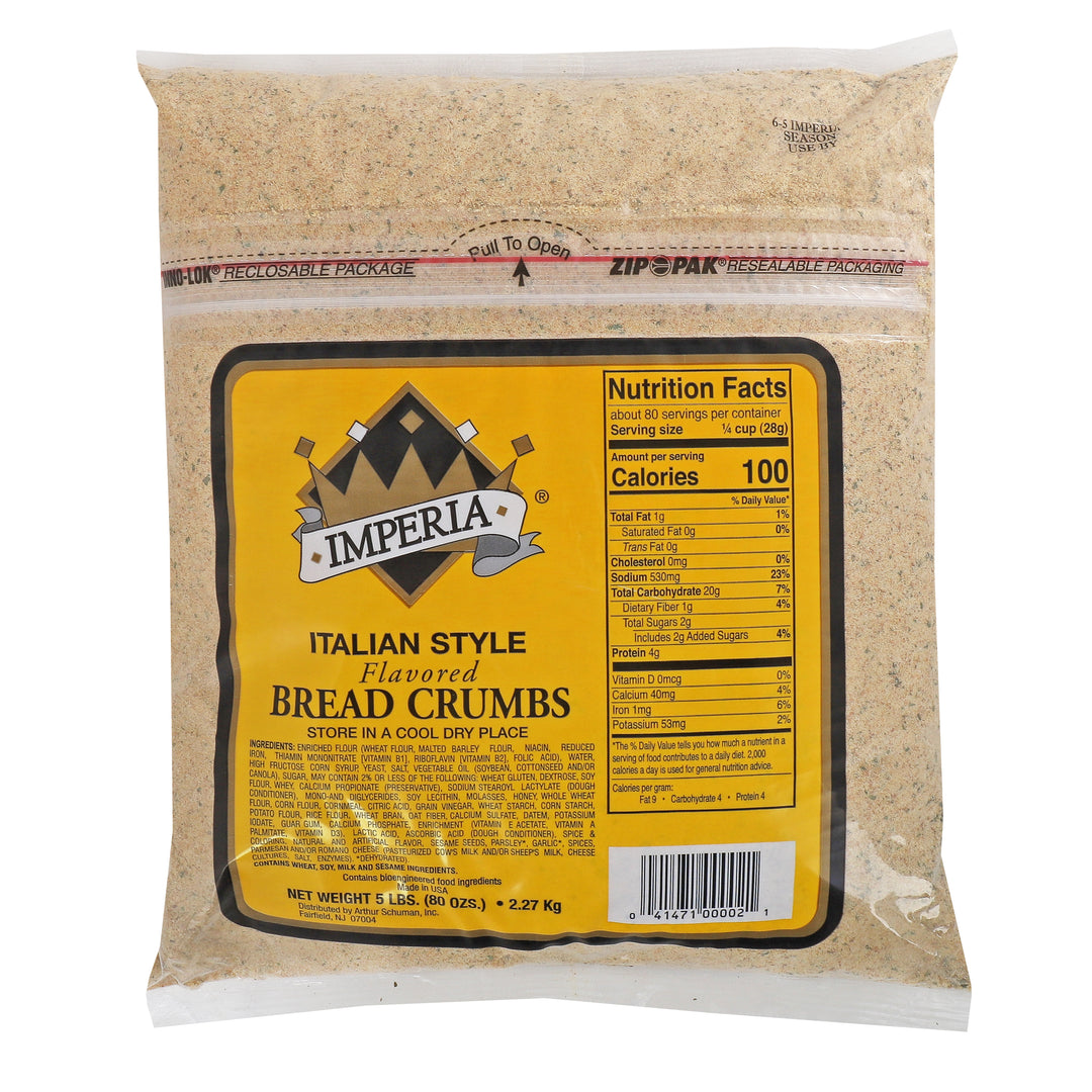 Emperia Italian Fine Grind Bread Crumbs-1 Each-6/Case
