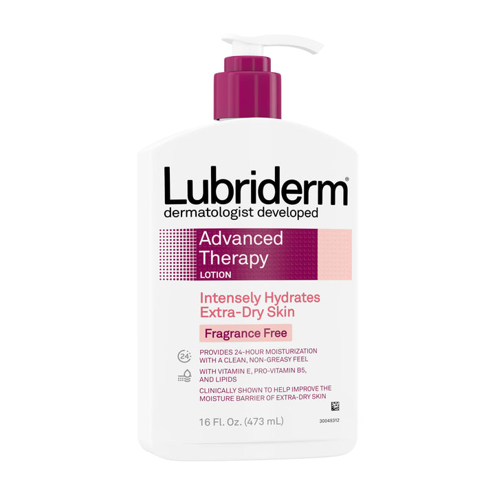 Lubriderm Lotion Advanced Therapy-16 fl oz.s-3/Box-4/Case