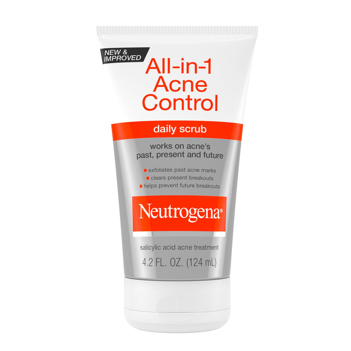 Neutrogena All-In-1 Acne Control Daily Scrub 12/4.2 Fl Oz.