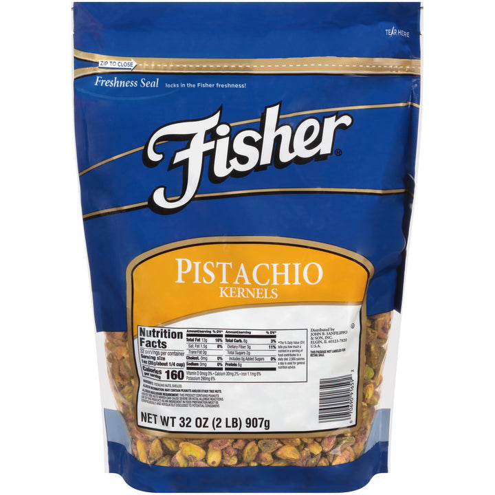 Fisher Pistachio Kernels 3/2#-32 oz.-3/Case
