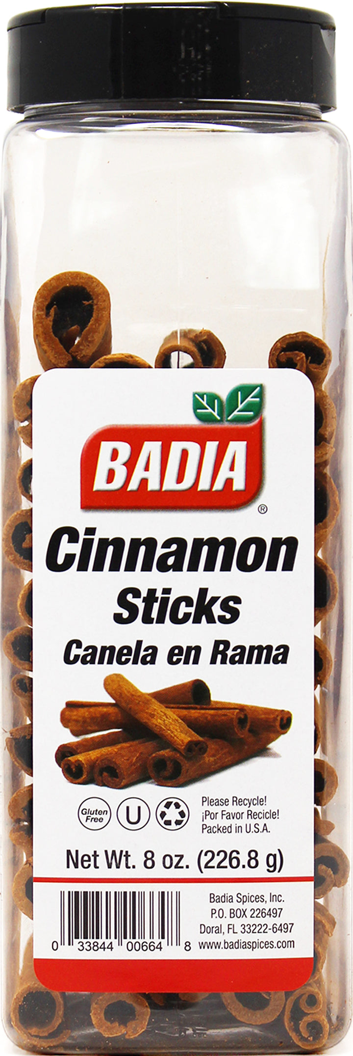 Badia Cinnamon Sticks-8 oz.-6/Case