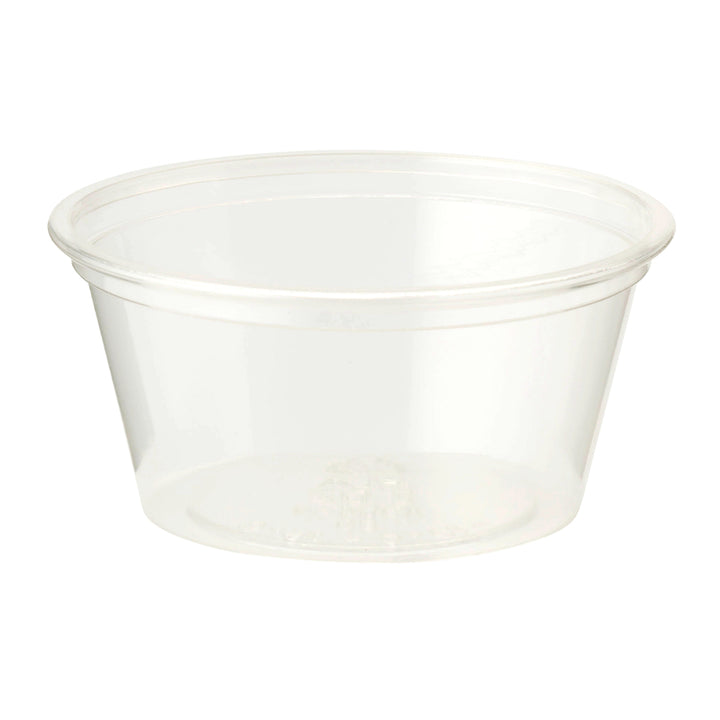 World Centric 2 oz. Ingeo Compostable Clear Souffle Cup-100 Each-20/Case