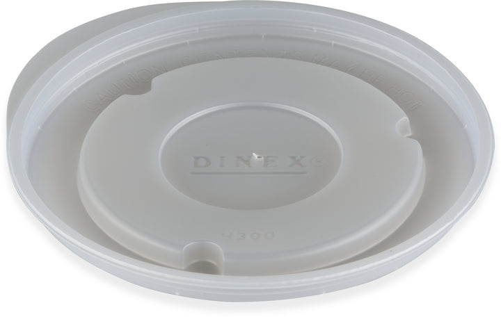 Dinex Translucent Bowl Lid-3.5 Inches-1/Box-1000/Case