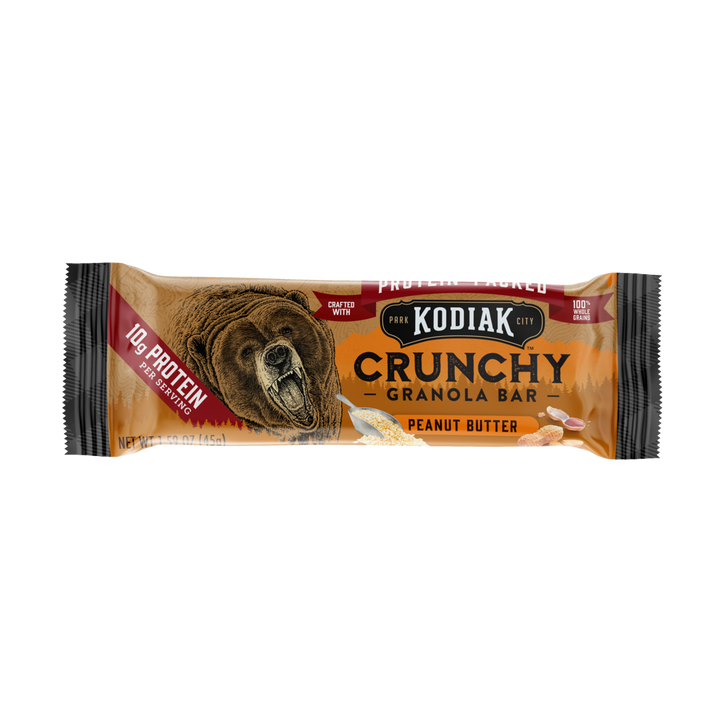 Kodiak Cakes Crunchy Granola Bar Peanut Butter-1.59 oz.-12/Box-4/Case