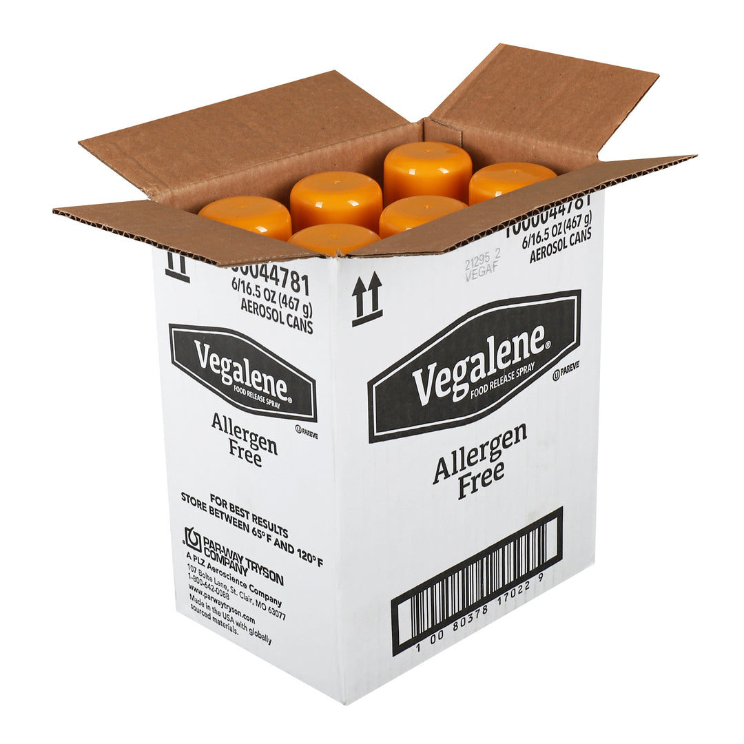 Vegalene Allergen Free Food Release Spray Aerosol-16.5 oz.-6/Case