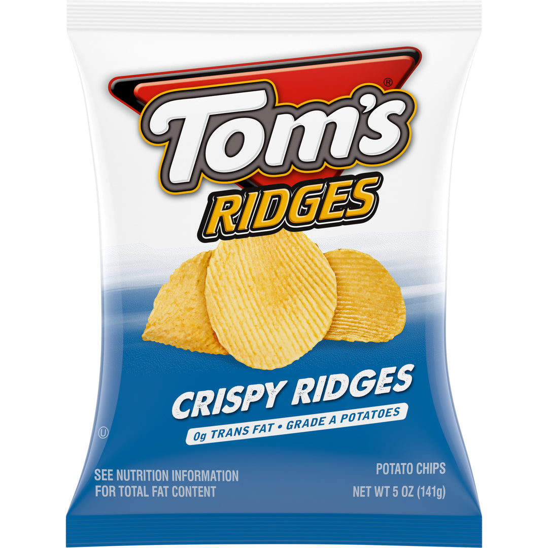 Toms Flat Chips Plain-5 oz.-9/Case